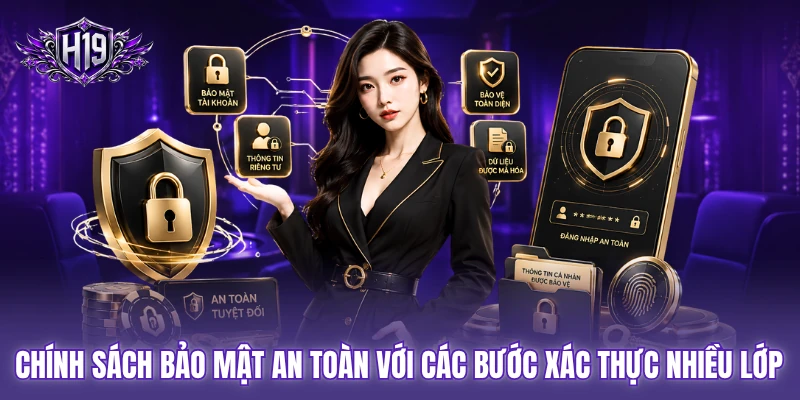 Chính sách bảo mật an toàn với các bước xác thực nhiều lớp Chính sách bảo mật an toàn với các bước xác thực nhiều lớp