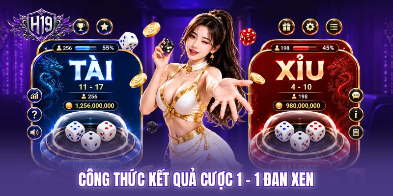 Công thức kết quả cược 1 - 1 đan xen Công thức kết quả cược 1 - 1 đan xen