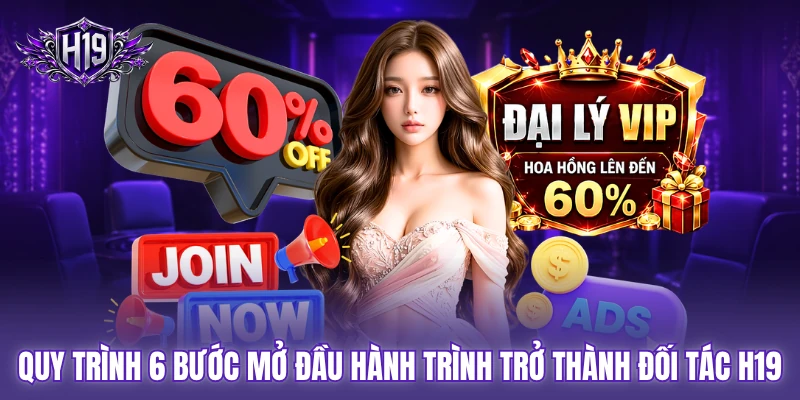 Quy trình 6 bước mở đầu hành trình trở thành đối tác H19 Quy trình 6 bước mở đầu hành trình trở thành đối tác H19